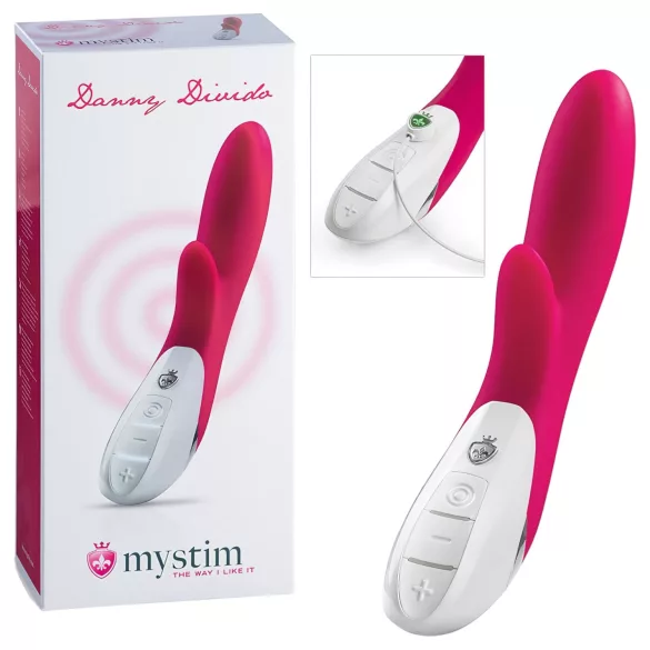 mystim Danny Divido - clitorisstimulator vibrator (roze)