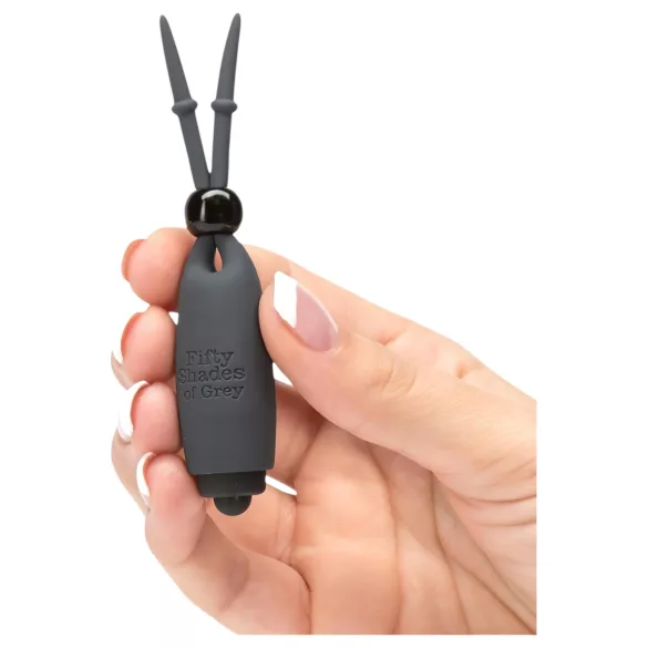 Fifty Shades of Grey - vibrerende tepelstimulator - set van 2 - grijs