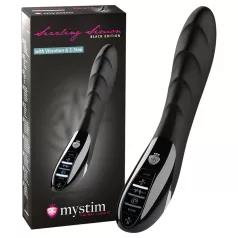   mystim Sizzling Simon - vibrator met elektrostimulatie - siliconen zwart
