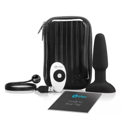 b-Vibe - roterende parels, oplaadbare anale vibrator (zwart)