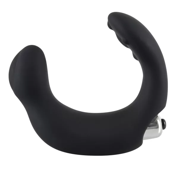 Rebel - prostaat vibrator gebogen - siliconen - zwart