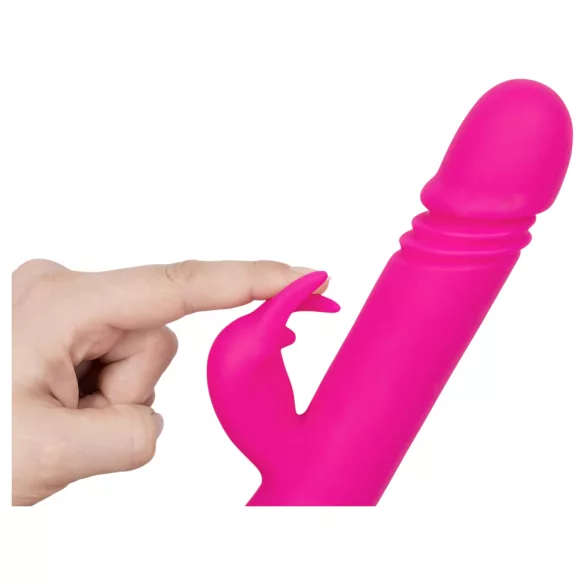 Vibe Couture - rabbit vibrator met stootfunctie - siliconen - roze