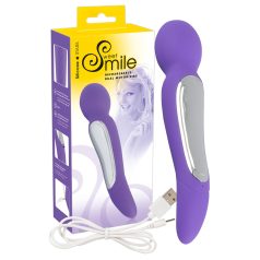 SMILE Wand - 2 motorige massage vibrator (paars)