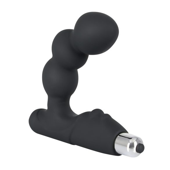 Rebel - prostaat vibrator met balletjes - zwart