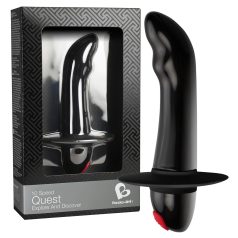 Quest - Starter prostaatvibrator met 10 ritmes (zwart)