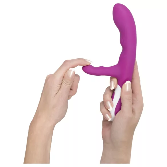 Javida - verwarmende clitorisstimulator vibrator (paars)