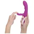 Javida - verwarmende clitorisstimulator vibrator (paars)