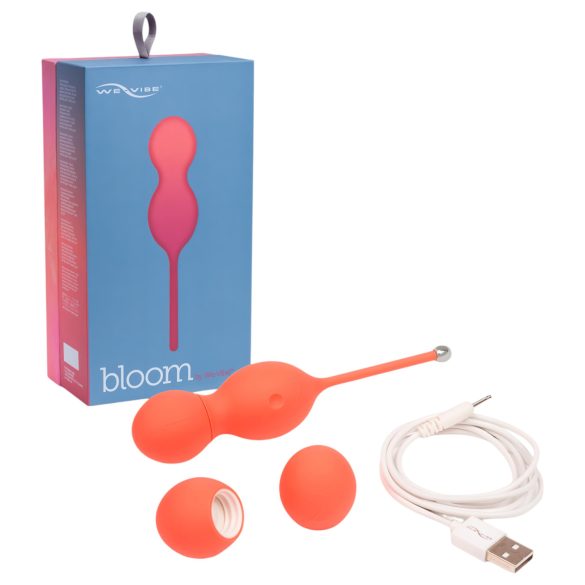 We-Vibe Bloom - kegelbal met verwisselbare gewichten - oranje