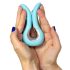 G-vibe Mini - USB-oplaadbare siliconen vibrator (mint)