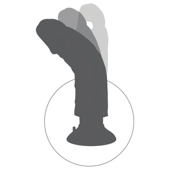 King Cock - vibrerende dildo met zuignap - 23 cm - huidskleur