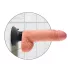 King Cock - vibrator met zuignap - 18 cm - huidskleur