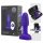 b-Vibe Rimming - roterende anale parels vibrator (paars)
