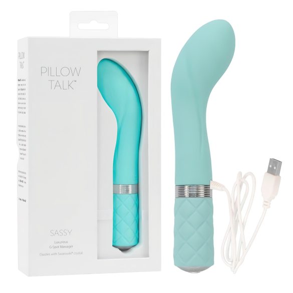 Pillow Talk Sassy - G-spot vibrator - oplaadbaar - turquoise