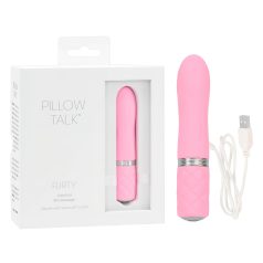   Pillow Talk Flirty - vibrator staaf oplaadbaar - siliconen roze