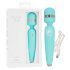 Pillow Talk Cheeky Wand - oplaadbare massage vibrator - turquoise