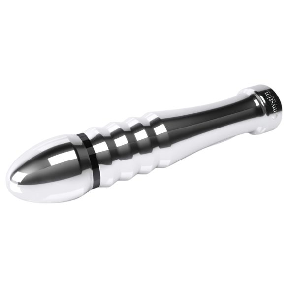 mystim Funky Fella - geribbelde elektro dildo