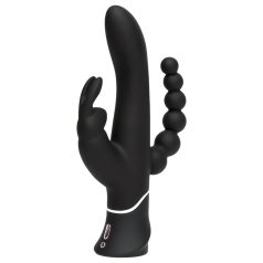   Happyrabbit Triple - vibrator voor clitoris en anus - oplaadbaar - zwart