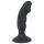 Black Velvet - oplaadbare anale vibrator met penis (zwart)