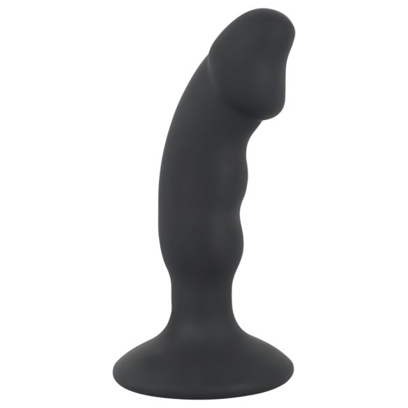 Black Velvet - oplaadbare anale vibrator met penis (zwart)