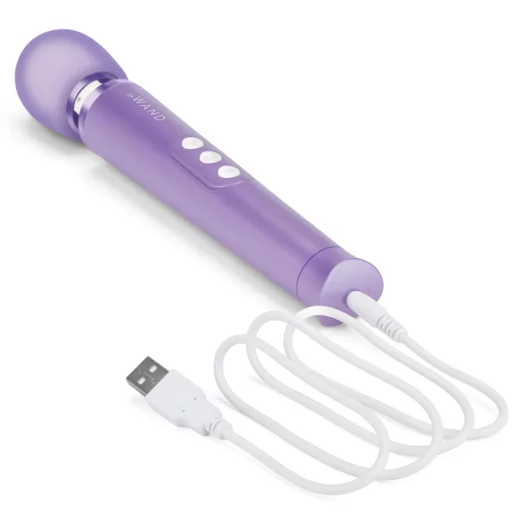 Le Wand Petite - exclusieve, oplaadbare massagevibrator (paars)
