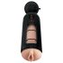 PDX Elite Mega Milker - vibrerend, penis-melker kunstvagina (zwart)