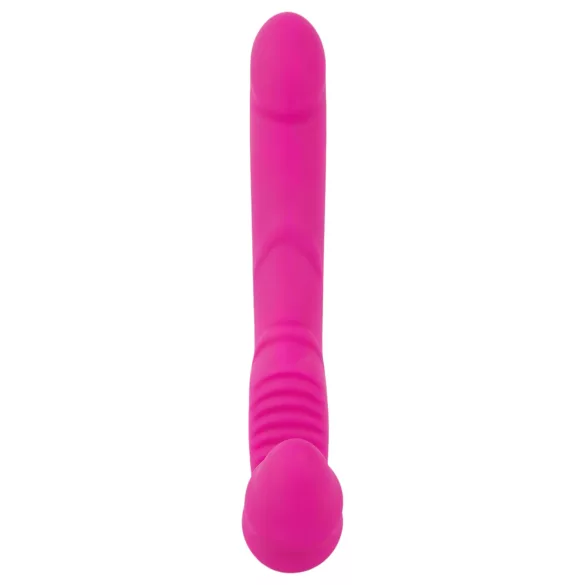 Double2Teaser - strapless vibrerende dildo - siliconen - roze
