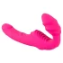 Double2Teaser - strapless vibrerende dildo - siliconen - roze