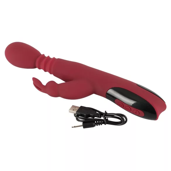 You2Toys - G-spot vibrator - stotend draaiend verwarmd - rood