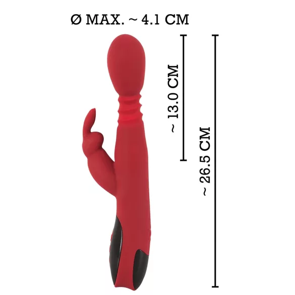 You2Toys - G-spot vibrator - stotend draaiend verwarmd - rood