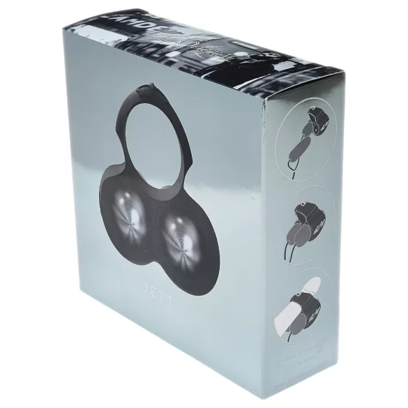 HOT Octopuss JETT - penistopje vibrator - 2 motoren - zwart