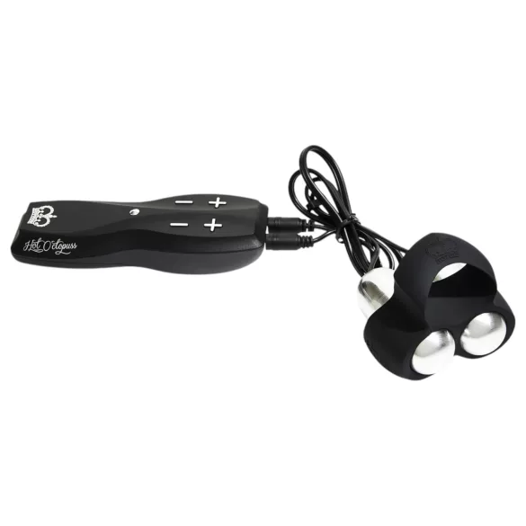 HOT Octopuss JETT - penistopje vibrator - 2 motoren - zwart