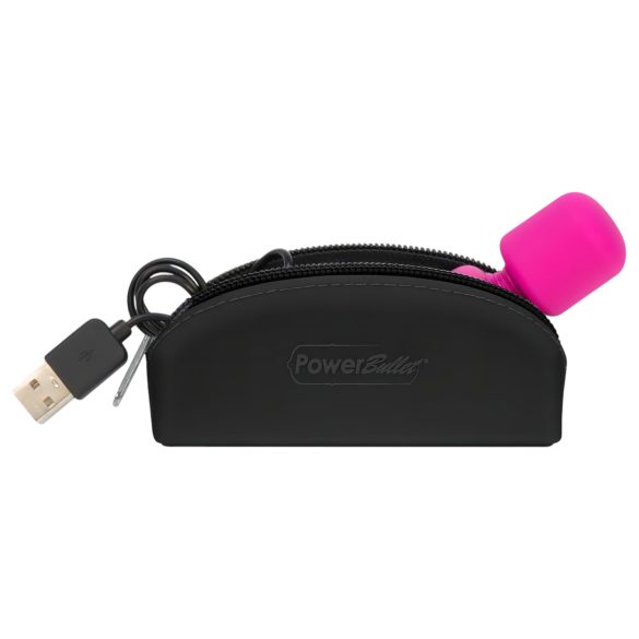 PalmPower - mini vibrator wand - compact formaat - roze/zwart