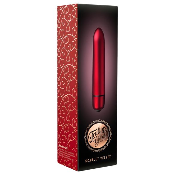 Scarlet Velvet - mini lipstick vibrator - 10 standen - rood