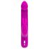 Happyrabbit Realistische Slanke Vibrator met Clitorisarm (paars) - Oplaadbaar