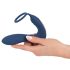 You2Toys - Prostaat vibrator met penisring - siliconen - blauw