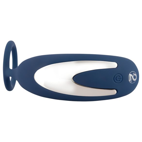 You2Toys - Prostaat vibrator met penisring - siliconen - blauw