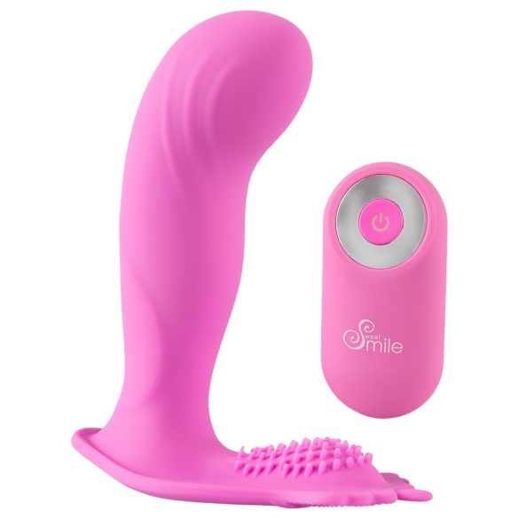 SMILE G-Spot Panty - oplaadbare, draadloze draagvibrator (roze)