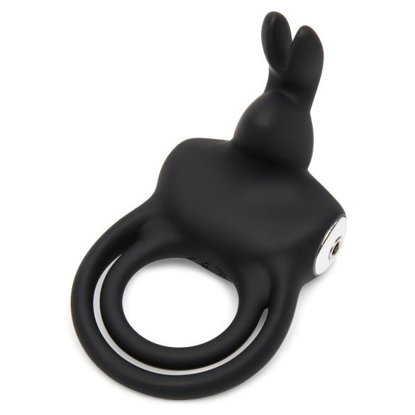 Happyrabbit - vibrerende cockring met testikelring - oplaadbaar waterdicht