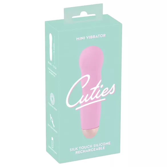 You2Toys - Cuties Mini Rose - oplaadbare, golvende vibrator (roze)