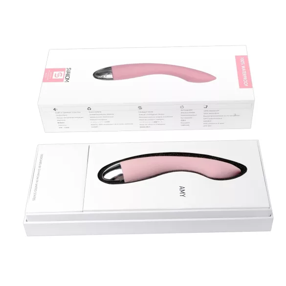 Svakom Amy - oplaadbare G-spot vibrator - siliconen - roze