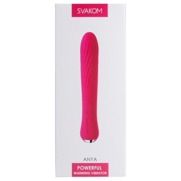 Svakom Anya - vibrator staaf verwarmd oplaadbaar - rood
