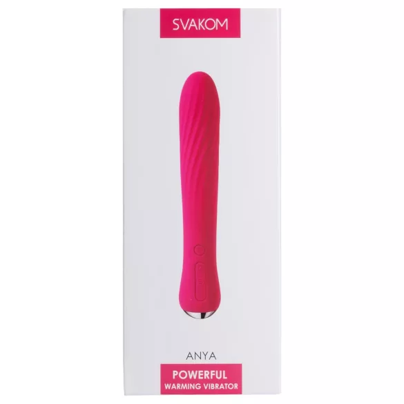 Svakom Anya - vibrator staaf verwarmd oplaadbaar - rood
