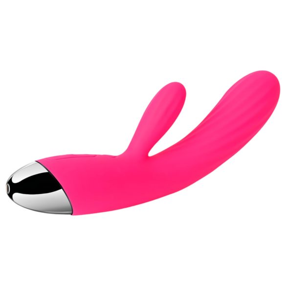 Svakom Angel - rabbit vibrator met verwarming en waterproof - rood