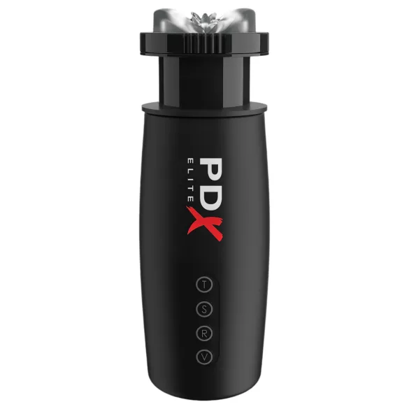 PDX Elite - automatische masturbator - zuigen & op en neer beweging - zwart