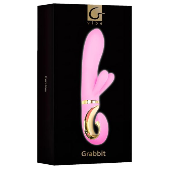 G-Vibe GRabbit - G-spot vibrator - oplaadbaar, 3 motoren - siliconen, roze
