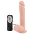 Medical Thrusting - zuignap-draaiende stootvibrator (natuurlijk)