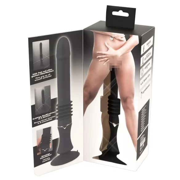 You2Toys - stoot vibrator met zuignap - zwart