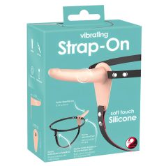   You2Toys - Strap-On - oplaadbare, draagbare vibrator (natuurlijk)