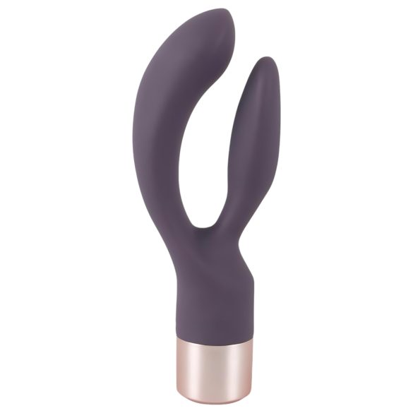 You2Toys - Vibrator met clitorisstimulator - oplaadbaar - paars