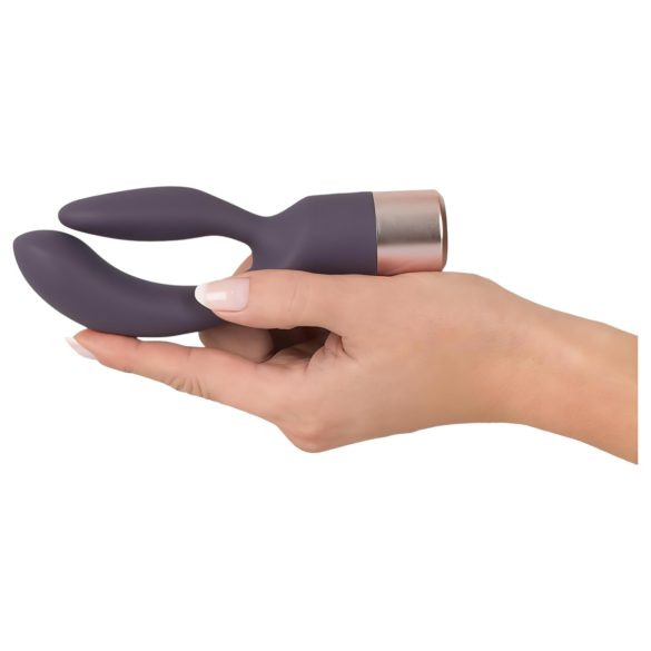 You2Toys - Vibrator met clitorisstimulator - oplaadbaar - paars